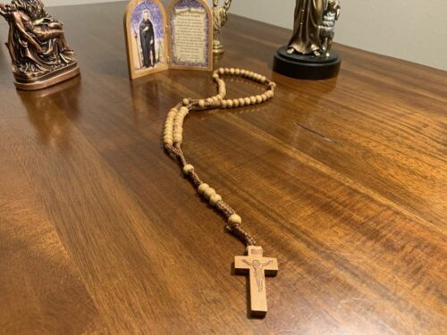 Patterned Mexican Native Rosary - Image 5