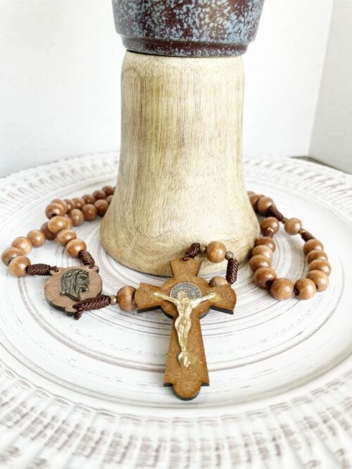 Giant Rosary Beads with Crucifix