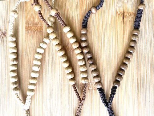Patterned Mexican Native Rosary - Image 9