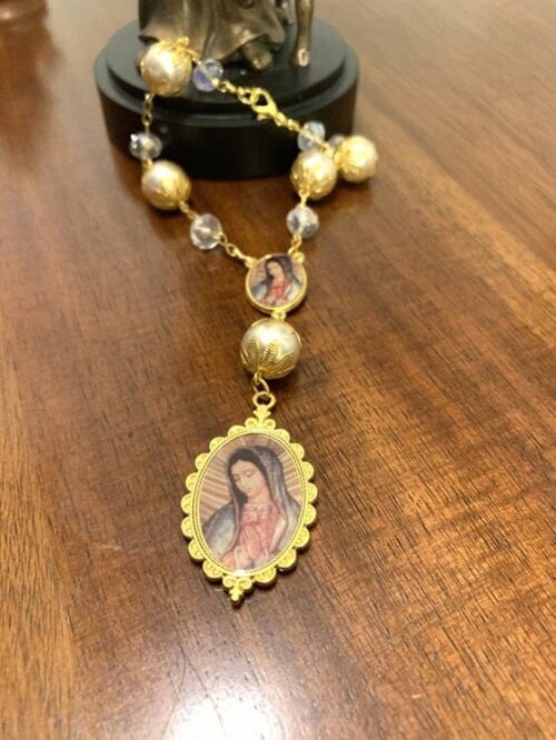 Crystal Beads Car Rosary for Mirror - Image 3
