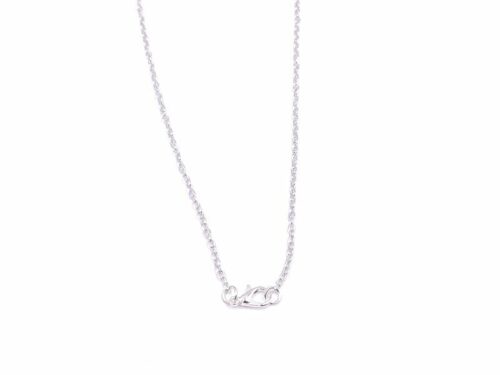 18″ Silver Plated Chain Necklace With Lobster Clasp