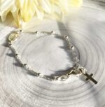 Miraculous Medal Sterling Silver Rosary Bracelet