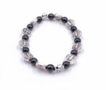 Saint Benedict Bracelet with Hematite Beads