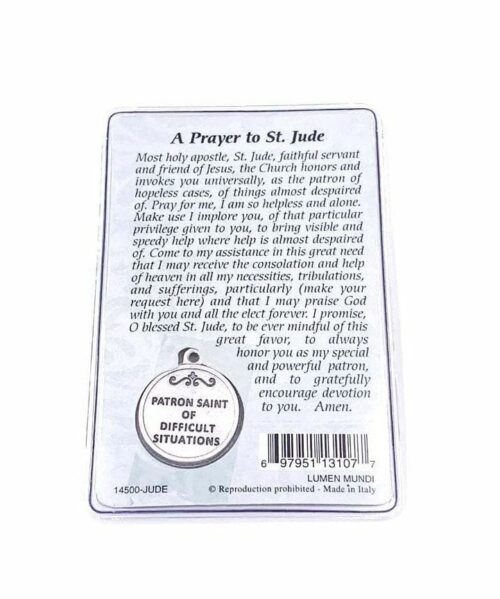 Saint Teresa Card - Patron Saint of Headaches - Image 2