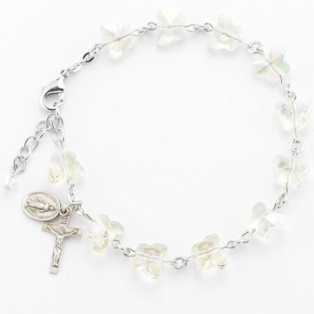 Aurora Butterfly Rosary Bracelet