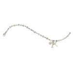 Rosary Bracelet Created with 4mm Aurora Borealis Swarovski Crystal Round Beads by HMH
