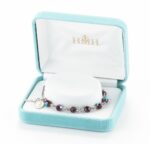 Rosary Bracelet Created with 6mm Garnet Swarovski Crystal Round Beads by HMH