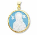 Catholic Cameo Medal For Sale