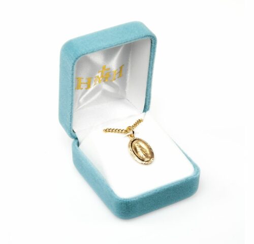 Gold Over Sterling Silver Miraculous Medal - Image 4