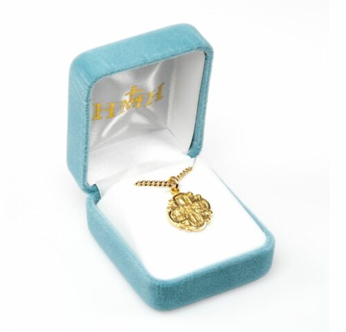 Gold Over Sterling Silver Four-Way Medal - Image 4