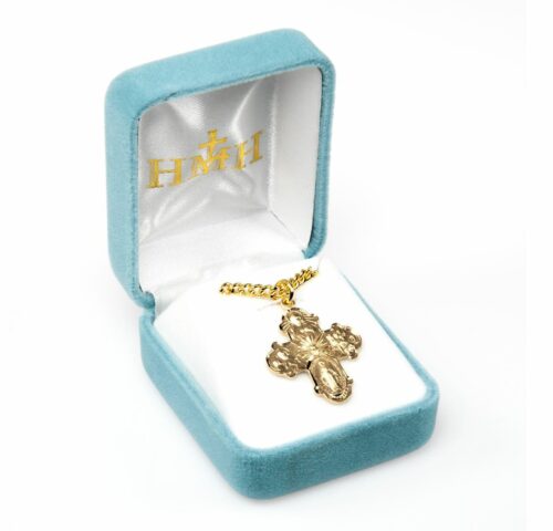 Gold Over Sterling Silver Four-Way Medal - Image 4