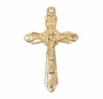Gold Over Sterling Silver Crucifix