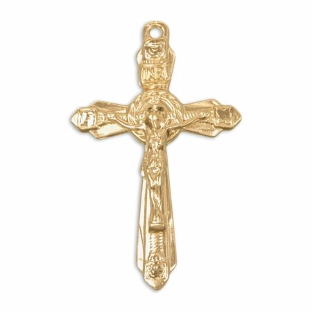 Gold Over Sterling Silver Crucifix