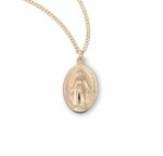 Gold Over Sterling Silver Miraculous Medal