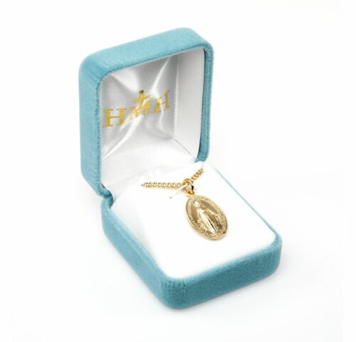 Gold Over Sterling Silver Miraculous Medal - Image 4
