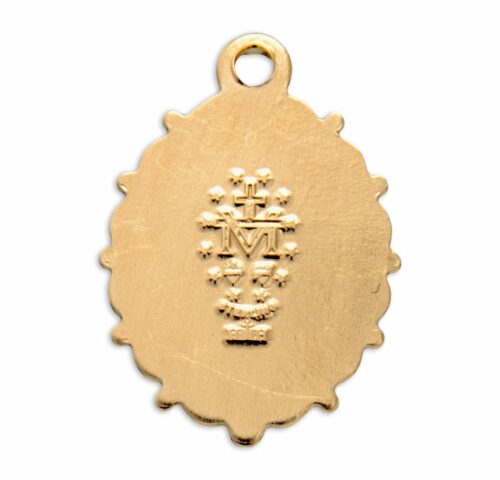 Sterling Silver Oval Miraculous Medal - Image 3