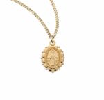 Sterling Silver Oval Miraculous Medal