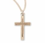 Gold Over Sterling Silver Cross