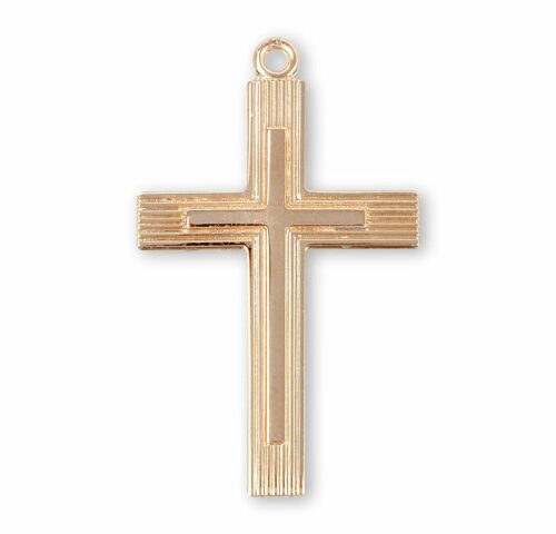 Gold Over Sterling Silver Cross - Image 2