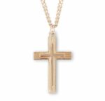 Gold Over Sterling Silver Cross
