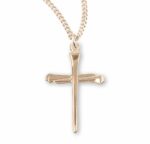 Gold Over Sterling Silver Cross