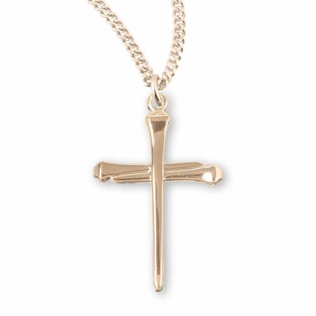 Gold Over Sterling Silver Cross