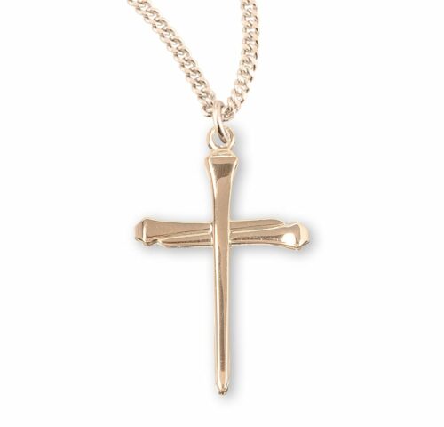 Gold Over Sterling Silver Cross