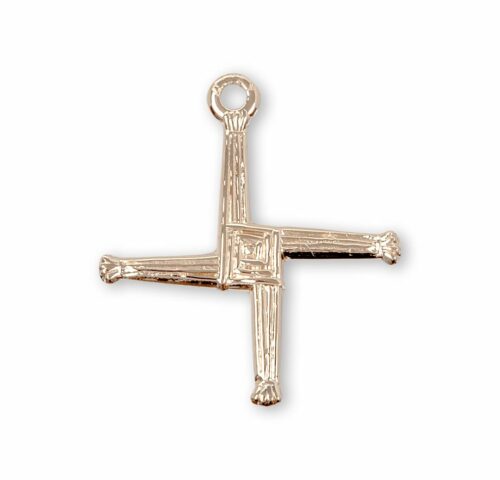 Gold Over Sterling Silver St. Brigid Cross - Image 2
