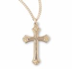 Gold Over Sterling Silver Cross