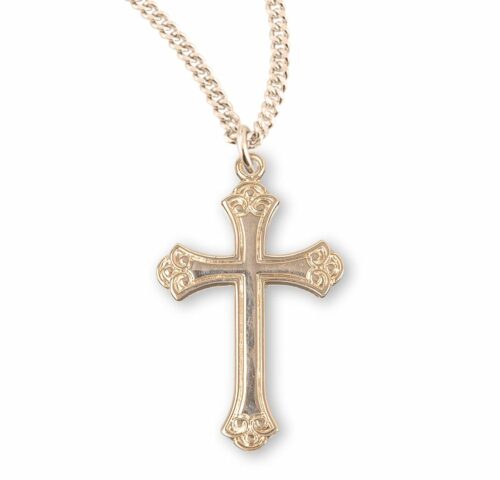 Gold Over Sterling Silver Cross