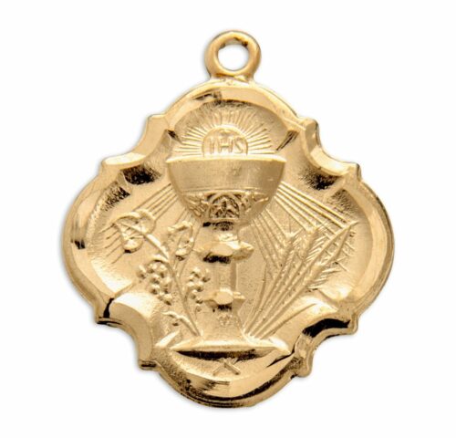 Gold Over Sterling Silver Chalice Pendant - Image 2