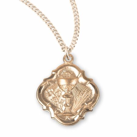 Gold Over Sterling Silver Chalice Pendant