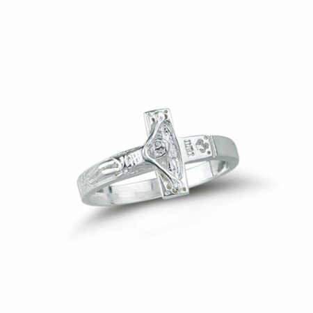 Sterling Silver Crucifix Ring Size 5