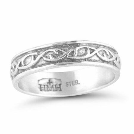 Sterling Silver "Crown of Thorns" Ring Size 9