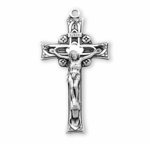 Deep Relief Sterling Silver Crucifix - Image 2