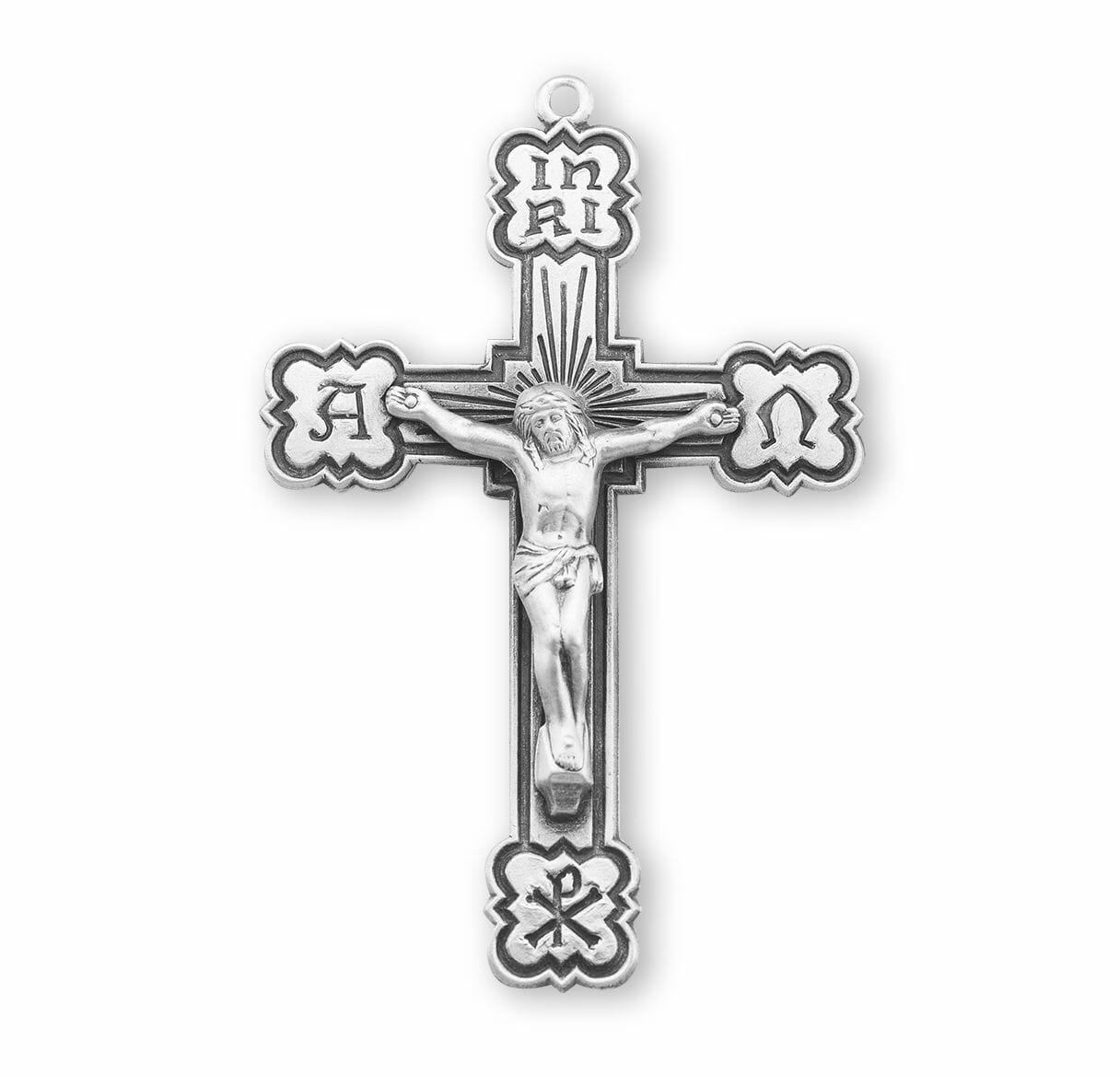 Alpha Omega Sterling Silver Crucifix - Buy Religious Catholic Store