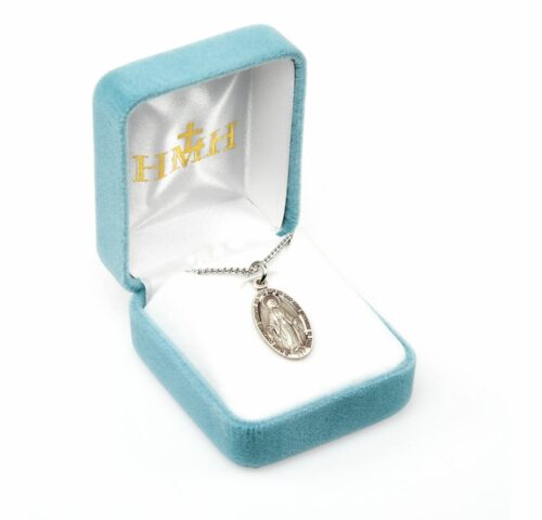 Sterling Silver Sterling Silver Miraculous Medal - Image 4