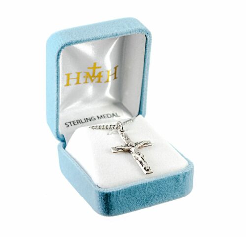 Sterling Silver Hand Engraved Crucifix - Image 3