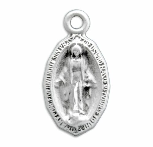 Sterling Silver Oval Miraculous Medal - Image 2