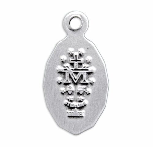 Sterling Silver Oval Miraculous Medal - Image 3