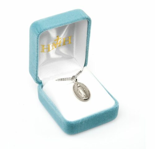 Sterling Silver Oval Miraculous Medal - Image 4