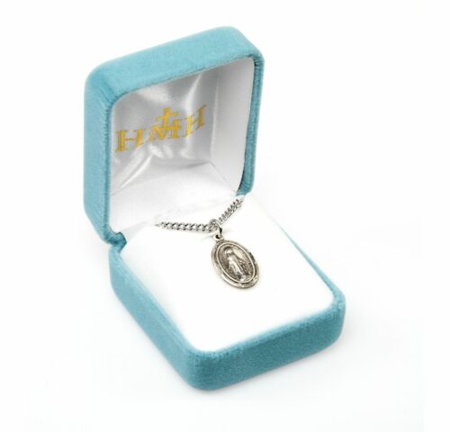 Sterling Silver Oval Miraculous Medal - Image 4