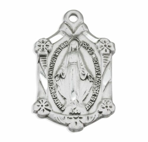 Sterling Silver Miraculous Medal - Image 2