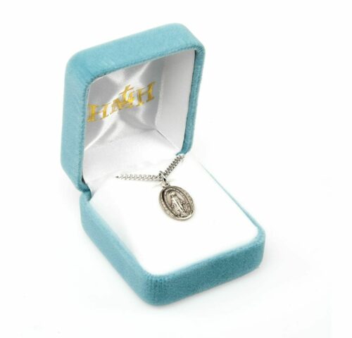 Sterling Silver Oval Miraculous Medal - Image 3
