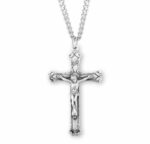 Sterling Silver High Relief Crucifix