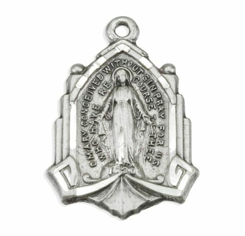 Sterling Silver Miraculous Medal - Image 2