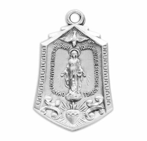 Sterling Silver Miraculous Medal - Image 2