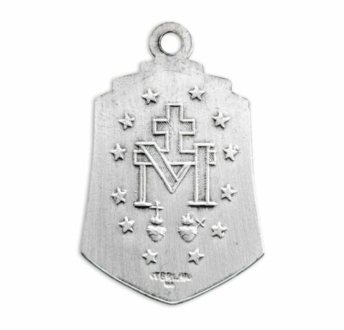 Sterling Silver Miraculous Medal - Image 3