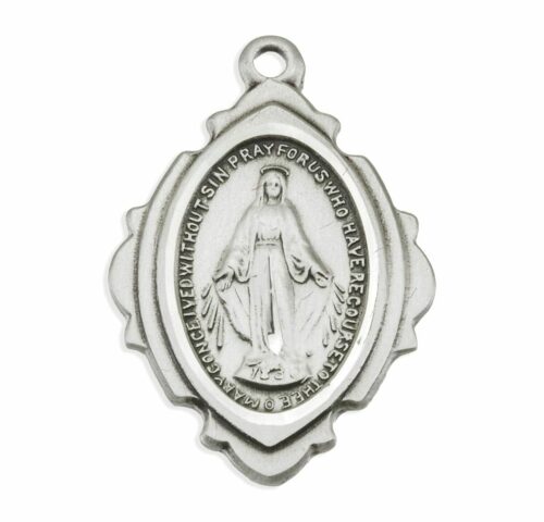 Sterling Silver Miraculous Medal - Image 2