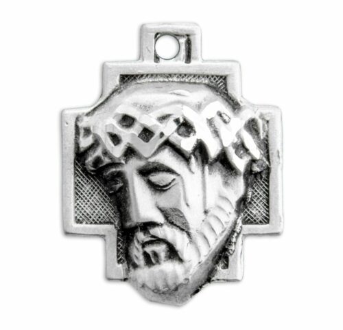 Head of Christ Sterling Silver Medal - Image 2